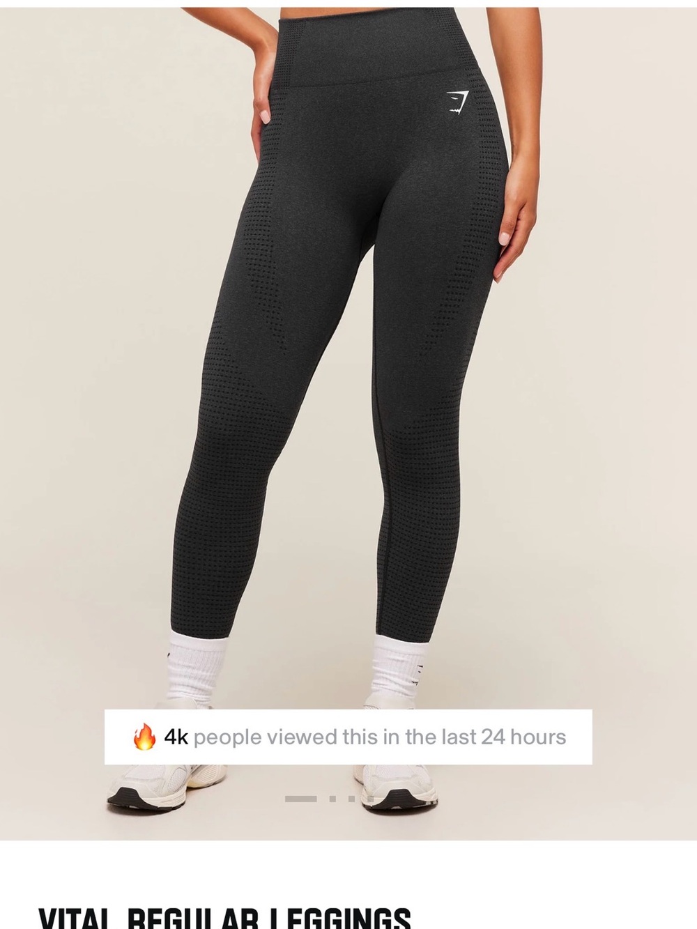Gymshark Black Seamless High-Rise Leggings